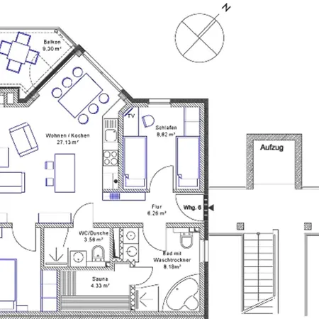 Strandvilla 6 - Auszeit Apartment